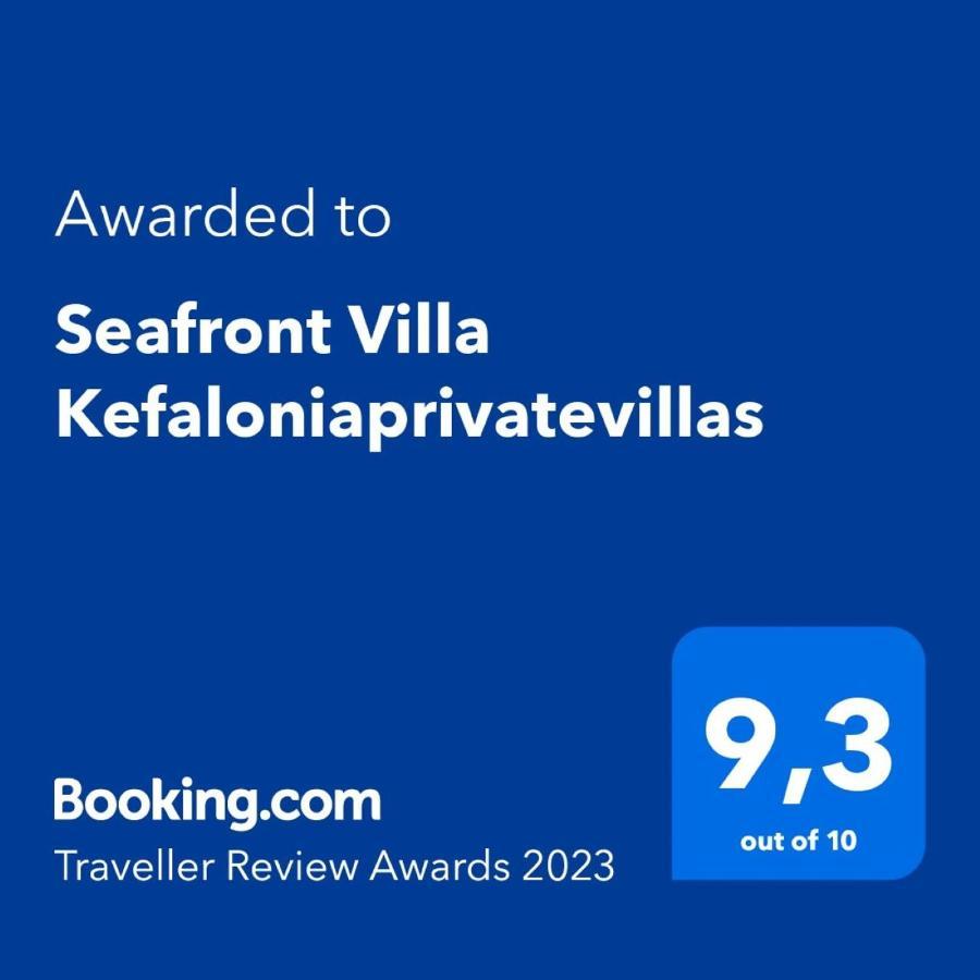 Seafront Villa Kefaloniaprivatevillas Trapezaki  Buitenkant foto